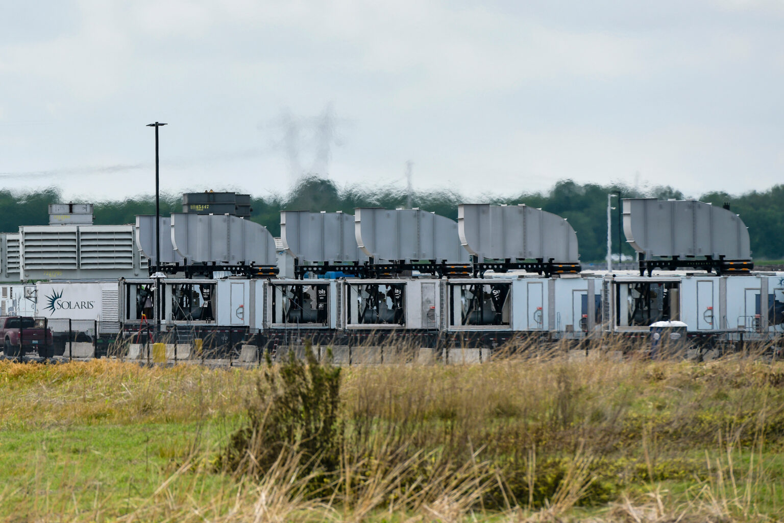 Generator fleet at Colossus 1